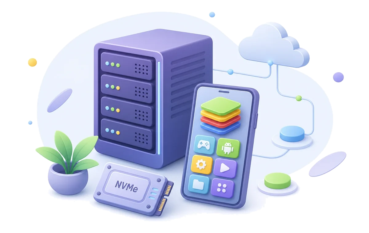 Android-эмулятор BlueStacks на сервере
