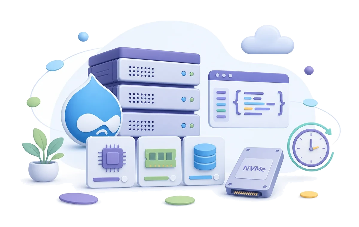 Сервер под ваш портал на Drupal