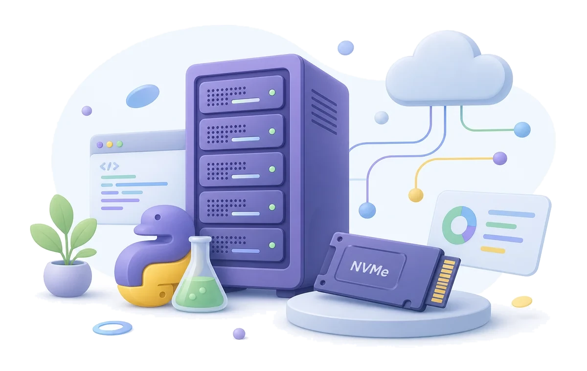 KVM VPS под Python-бэкенд