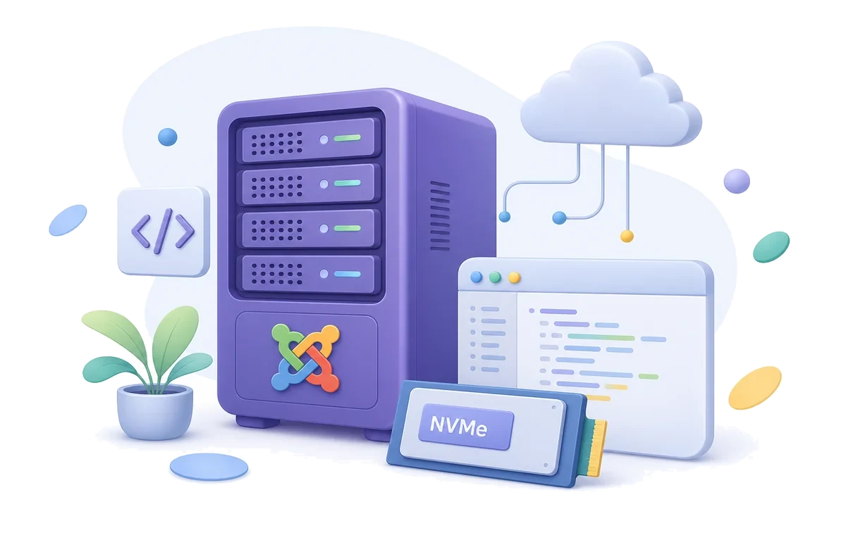 Виртуальный сервер под Joomla