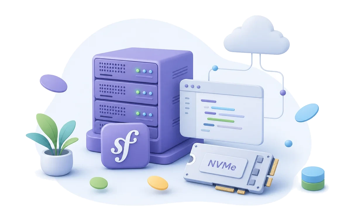 Виртуальный сервер под Symfony